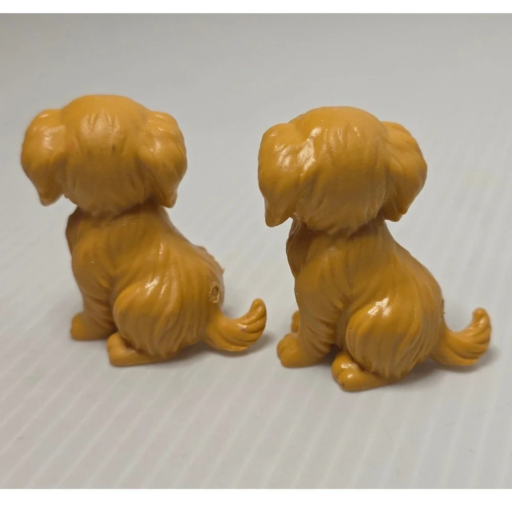Mattel Barbie Puppy Dog Figures Set of‎ 4 Tan Golden Fair Vintage Accessory